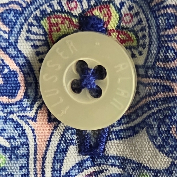 Alan Flusser Blue Paisley Casual Shirt Size XL - Picture 4 of 7
